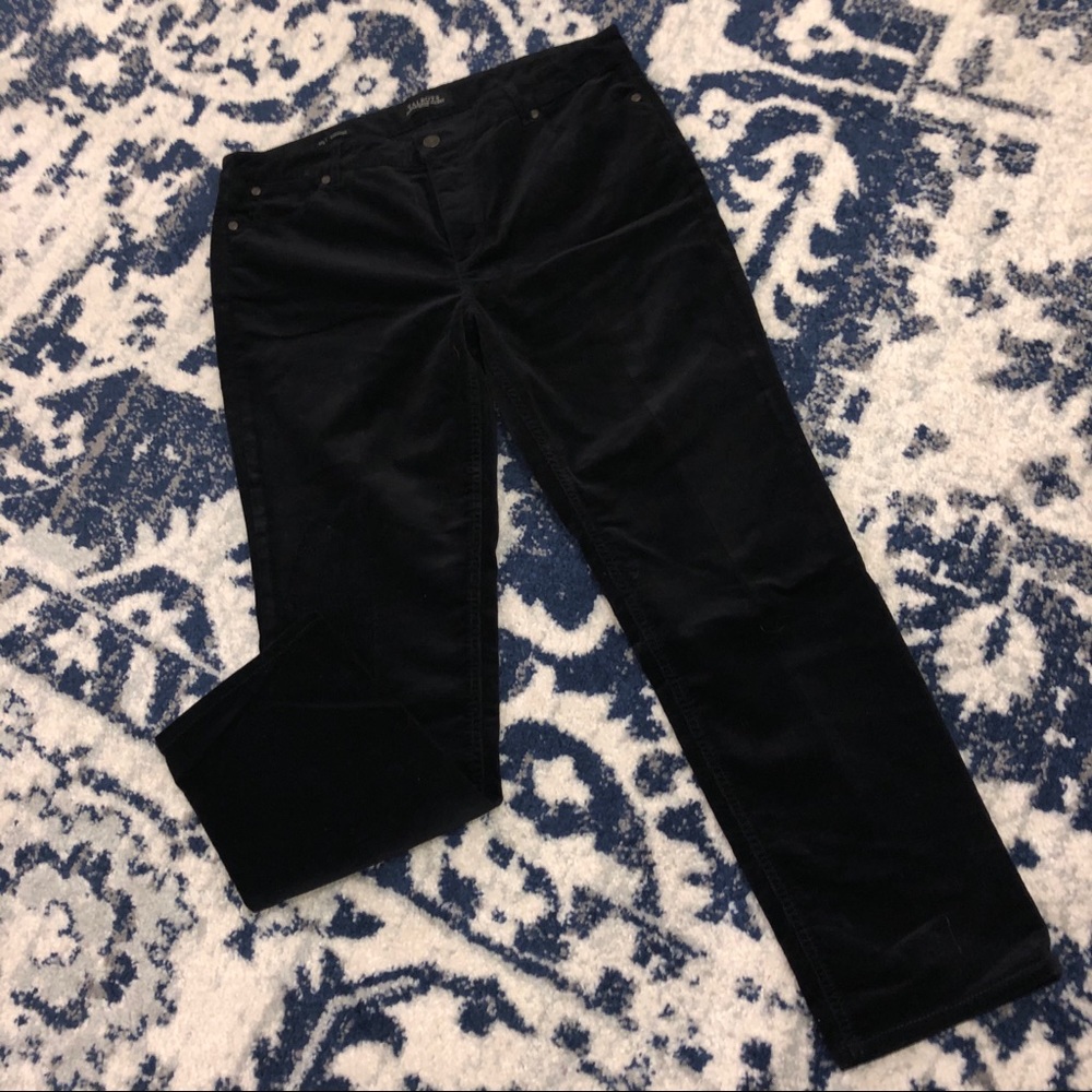 Talbots Black Straight Cords Sz 12 Petite